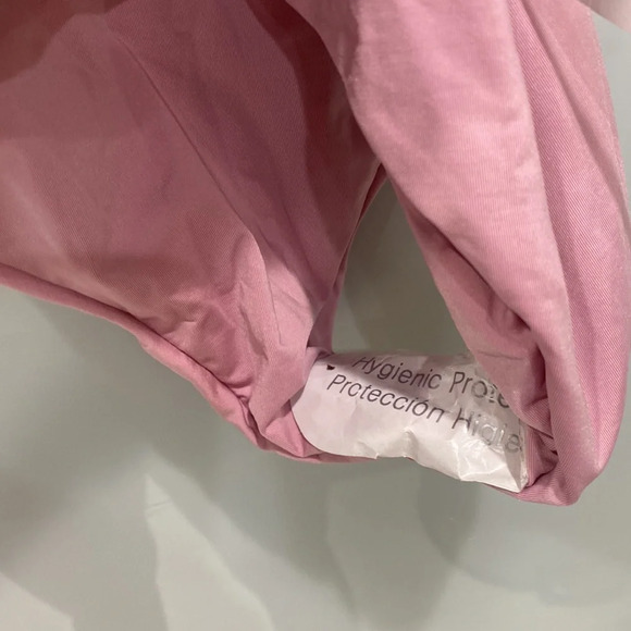 JYORK the Label Women's NWT Dylan Blush Pink Swim One Piece Deep V Cut Sz Small - Picture 6 of 6